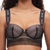 Chantelle No Icons Bandeau Foam Bra - Black -FREYA Shop braforme chantelle lingerie t00c20 011