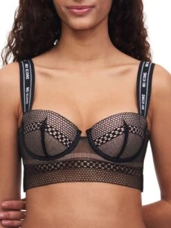 Chantelle No Icons Bandeau Foam Bra - Black