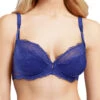 Chantelle Waltz Half Cup Balconnette Bra - Navy -FREYA Shop braforme chantelle lingerie waltz c13l50 00a underwired half cup balconnette bra f