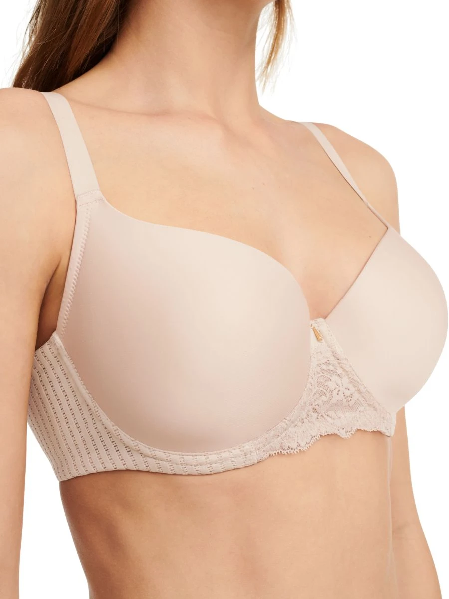 Chantelle Easy Feel Marilyn Covering T-Shirt Bra - Golden Beige 4 Chantelle Easy Feel Marilyn Covering T-Shirt Bra - Golden Beige - Image 2