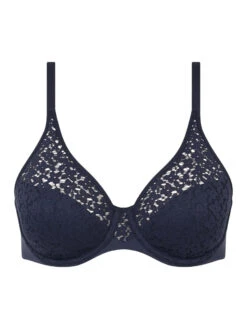 Chantelle Easy Feel Norah Covering Moulded Bra - Ultramarine Blue -FREYA Shop braforme chantelle norah C13F10 023 c