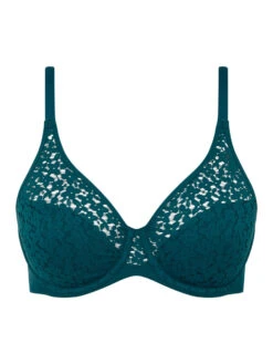 Chantelle Easy Feel Norah Covering Moulded Bra - Oriental Green -FREYA Shop braforme chantelle norah C13F10 0BK c