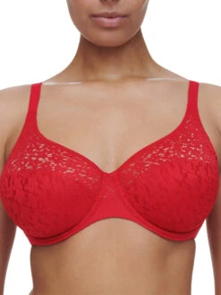 Chantelle Easy Feel Norah Covering Moulded Bra - Poppy Red