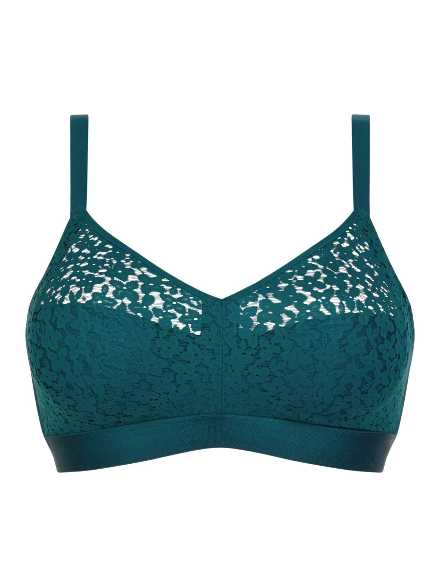 Chantelle Easy Feel Norah Wirefree Support Bra - Oriental Green 6 Chantelle Easy Feel Norah Wirefree Support Bra - Oriental Green - Image 4