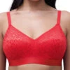 Chantelle Easy Feel Norah Wirefree Support Bra - Poppy Red -FREYA Shop braforme chantelle norah C13F80 0YU f