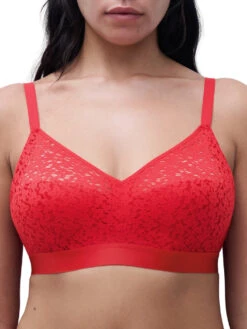 Chantelle Easy Feel Norah Wirefree Support Bra - Poppy Red