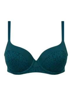 Chantelle Easy Feel Norah Covering Full Cup Bra - Oriental Green -FREYA Shop braforme chantelle norah C13F90 0BK c