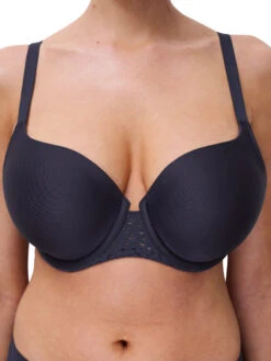 Chantelle Easy Feel Norah Covering T-Shirt Bra - Ultramarine Blue -FREYA Shop braforme chantelle norah C13FN0 023 s