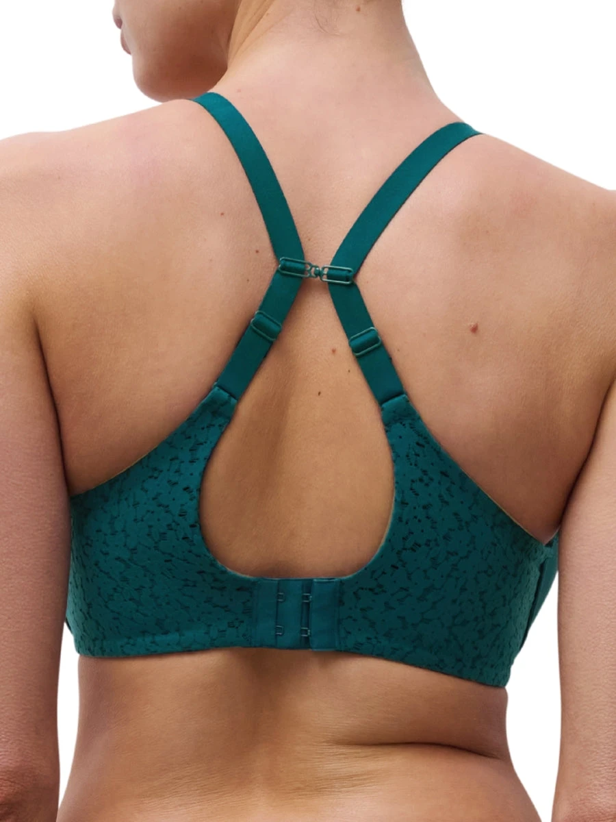 Chantelle Easy Feel Norah Covering T-Shirt Bra - Oriental Green 5 Chantelle Easy Feel Norah Covering T-Shirt Bra - Oriental Green - Image 3