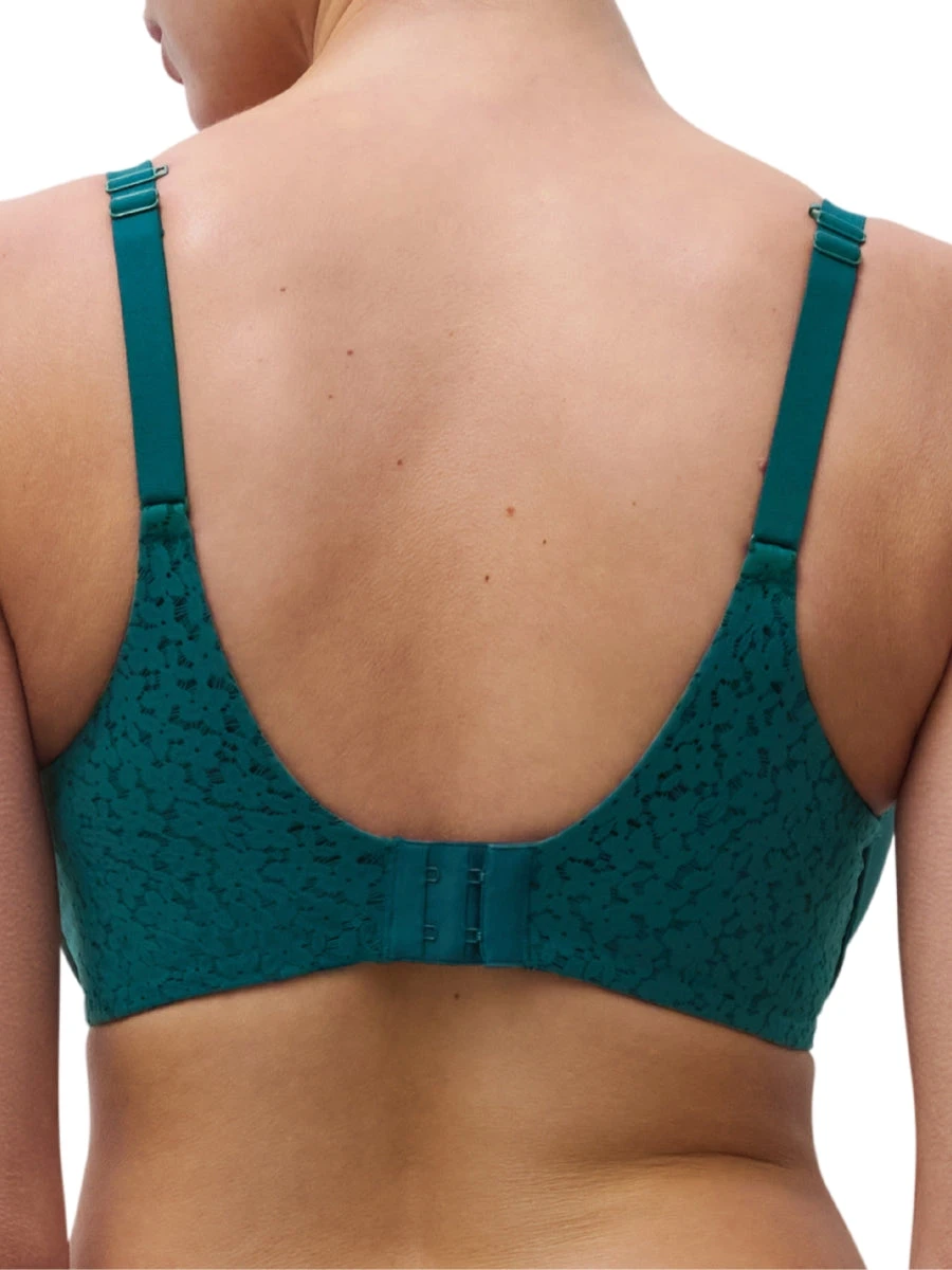 Chantelle Easy Feel Norah Covering T-Shirt Bra - Oriental Green 4 Chantelle Easy Feel Norah Covering T-Shirt Bra - Oriental Green - Image 2