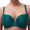 Chantelle Easy Feel Norah Covering T-Shirt Bra - Oriental Green -FREYA Shop braforme chantelle norah C13FN0 0BK f