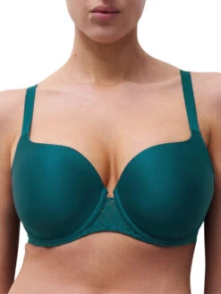 Chantelle Easy Feel Norah Covering T-Shirt Bra - Oriental Green