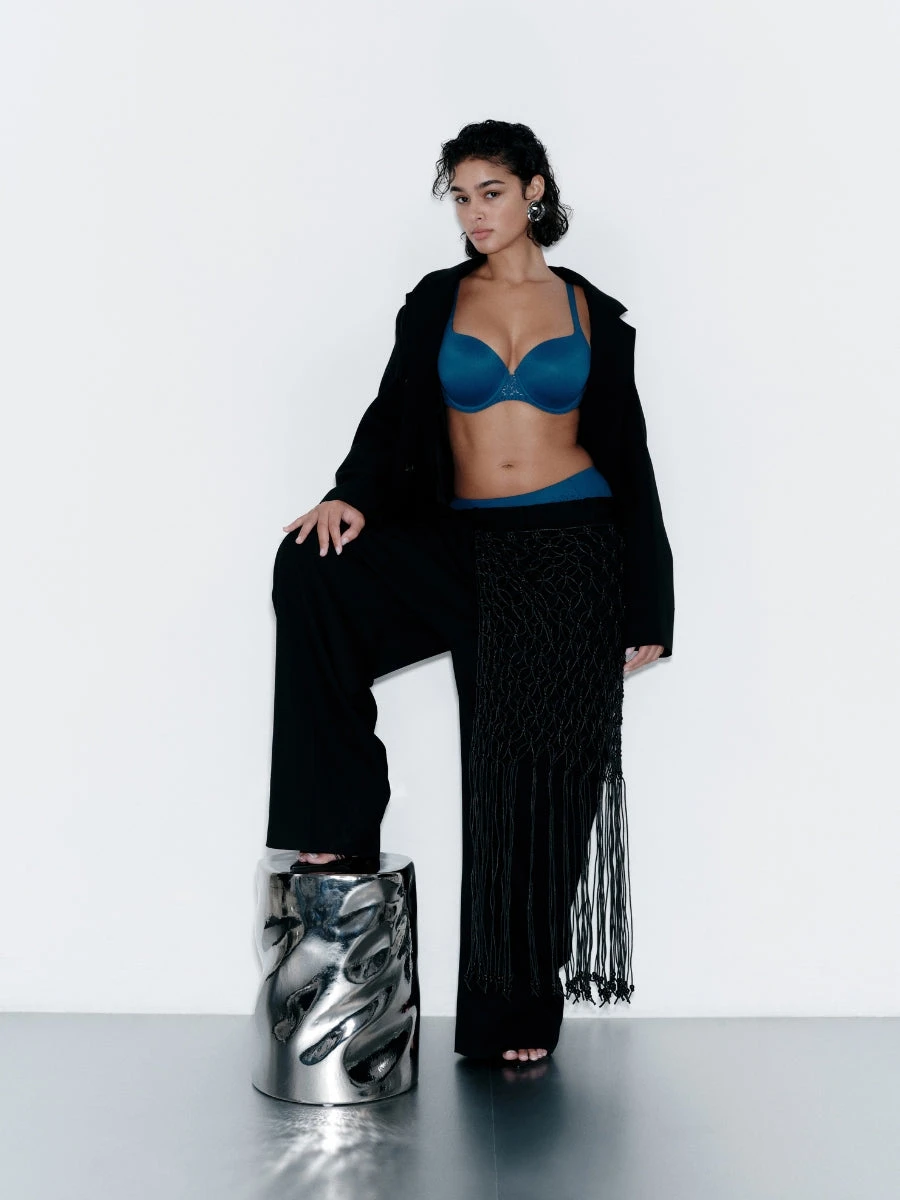 Chantelle Easy Feel Norah Covering T-Shirt Bra - Oriental Green 8 Chantelle Easy Feel Norah Covering T-Shirt Bra - Oriental Green - Image 6