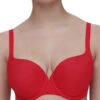 Chantelle Easy Feel Norah Covering T-Shirt Bra - Poppy Red