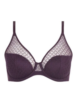 Chantelle Norah Chic Covering Moulded Bra - Aubergine -FREYA Shop braforme chantelle norah chic C16M10 0AU c