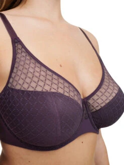 Chantelle Norah Chic Covering Moulded Bra - Aubergine -FREYA Shop braforme chantelle norah chic C16M10 0AU s