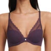 Chantelle Norah Chic Plunge T-Shirt Bra - Aubergine -FREYA Shop braforme chantelle norah chic C16MNA 0AU f