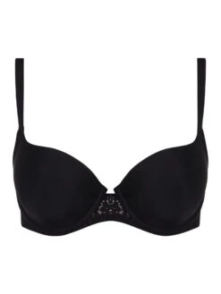 Chantelle Easy Feel Norah Covering T-Shirt Bra - Black -FREYA Shop braforme chantelle norah covering C13FN0 011 c
