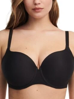 Chantelle Easy Feel Norah Covering T-Shirt Bra - Black