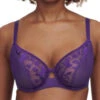 Chantelle Philter Full Cup Covering Bra - Club Purple -FREYA Shop braforme chantelle philter C22CMU 026 f