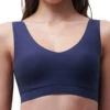 SoftStretch V-Neck Jersey Crop Top