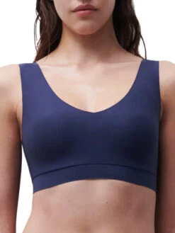 SoftStretch V-Neck Jersey Crop Top
