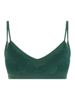 SoftStretch Lace Removable Padding Bralette - Empire Green -FREYA Shop braforme chantelle softstretch C11GQ9 00R c