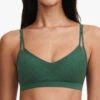 SoftStretch Lace Removable Padding Bralette - Empire Green -FREYA Shop braforme chantelle softstretch C11GQ9 00R f