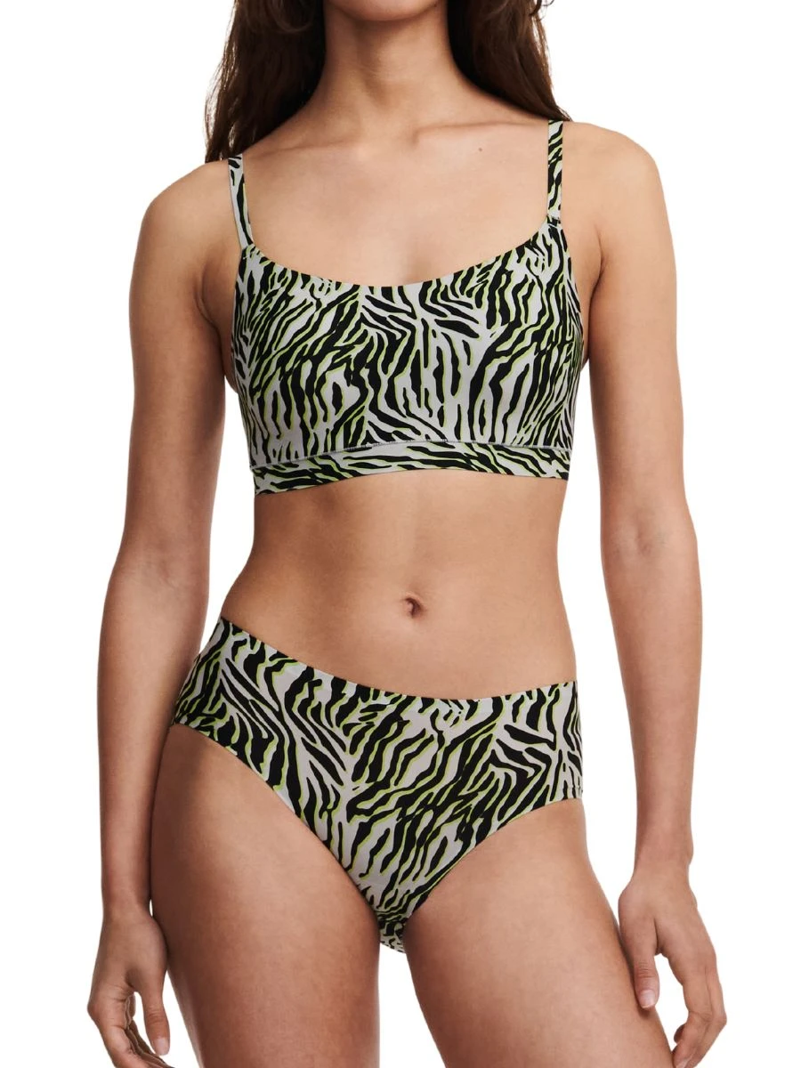 SoftStretch Bralette - Multicolour Zebra Print 4 SoftStretch Bralette - Multicolour Zebra Print - Image 2