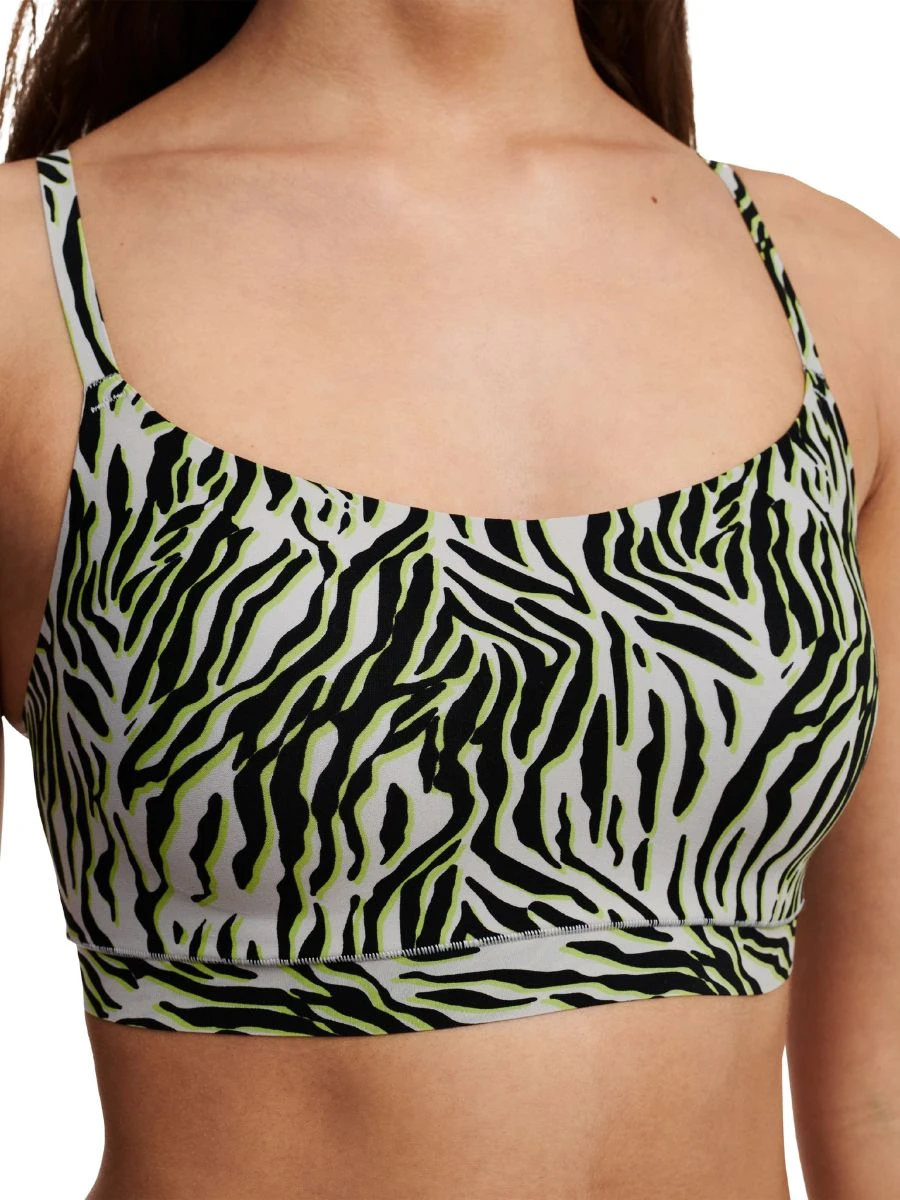 SoftStretch Bralette - Multicolour Zebra Print 6 SoftStretch Bralette - Multicolour Zebra Print - Image 4