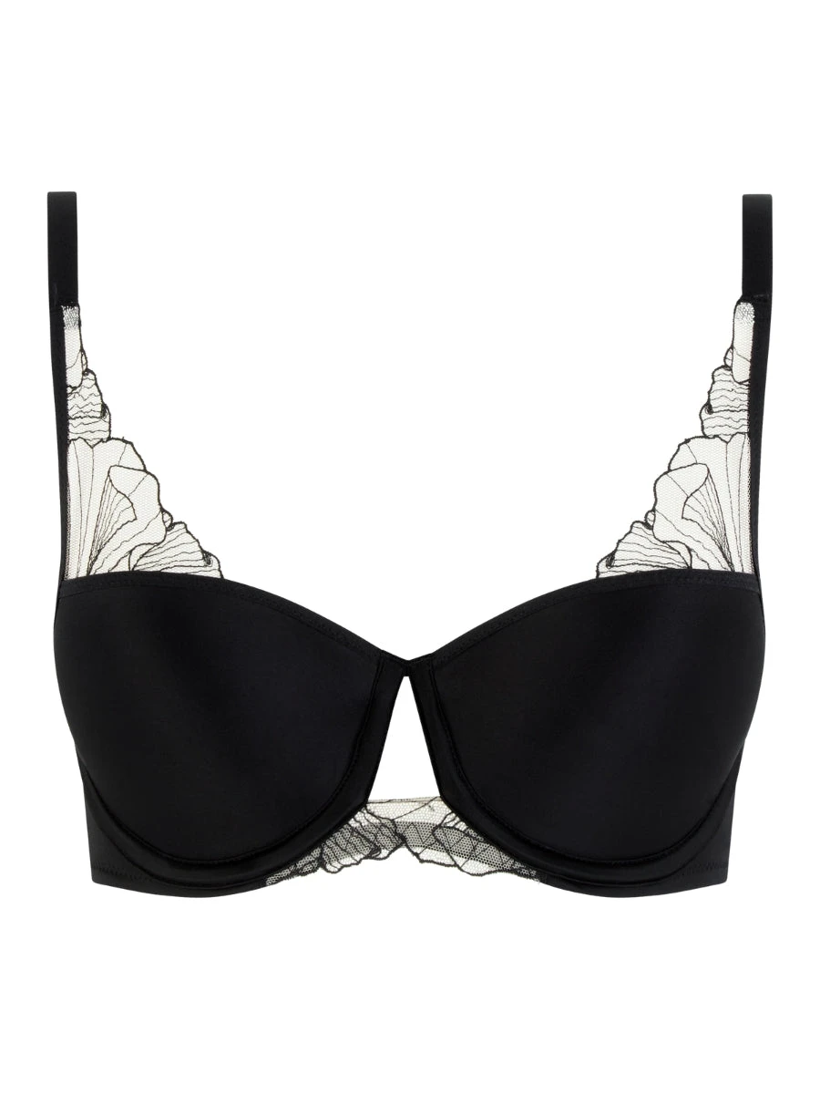 Chantelle Tattoo Love Half Cup Memory Foam T-Shirt Bra - Black/Golden Beige 6 Chantelle Tattoo Love Half Cup Memory Foam T-Shirt Bra - Black/Golden Beige - Image 4