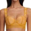 Chantelle No Icons Bandeau Foam Bra - Ginger -FREYA Shop braforme chantelle x no icons bra t00c20 034 ginger f