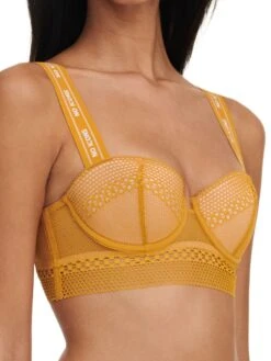 Chantelle No Icons Bandeau Foam Bra - Ginger -FREYA Shop braforme chantelle x no icons bra t00c20 034 ginger s