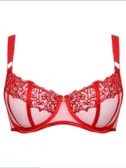 Curvy Kate Tantric Balcony Bra - Pink/Red -FREYA Shop braforme curvy kate boost in bloom ST021100 PRD c