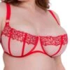 Curvy Kate Tantric Balcony Bra - Pink/Red -FREYA Shop braforme curvy kate boost in bloom ST021100 PRD f