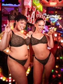 Curvy Kate Cool Cat Scooped Balcony Bra - Leopard Brown -FREYA Shop braforme curvy kate cool cat CK076114 LPB 3l