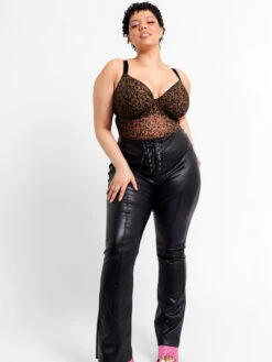 Curvy Kate Cool Cat Bodysuit - Leopard Brown -FREYA Shop braforme curvy kate cool cat CK076704 LPB 2l