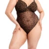 Curvy Kate Cool Cat Bodysuit - Leopard Brown -FREYA Shop braforme curvy kate cool cat CK076704 LPB f