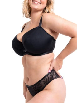 Curvy Kate Daze Padded T-Shirt Balcony Bra - Black -FREYA Shop braforme curvy kate daze CK044106 BLK 2s