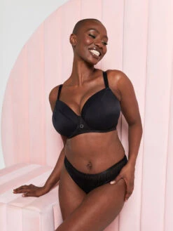 Curvy Kate Daze Padded T-Shirt Balcony Bra - Black -FREYA Shop braforme curvy kate daze CK044106 BLK 7l