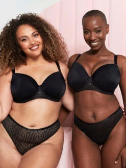 Curvy Kate Daze Padded T-Shirt Balcony Bra - Black -FREYA Shop braforme curvy kate daze CK044106 BLK 8l