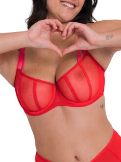 Curvy Kate Elementary Balcony Bra - Red/Pink -FREYA Shop braforme curvy kate elementary CK056100 RPK 4f