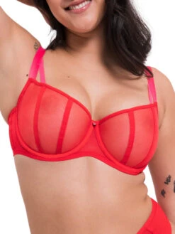 Curvy Kate Elementary Balcony Bra - Red/Pink