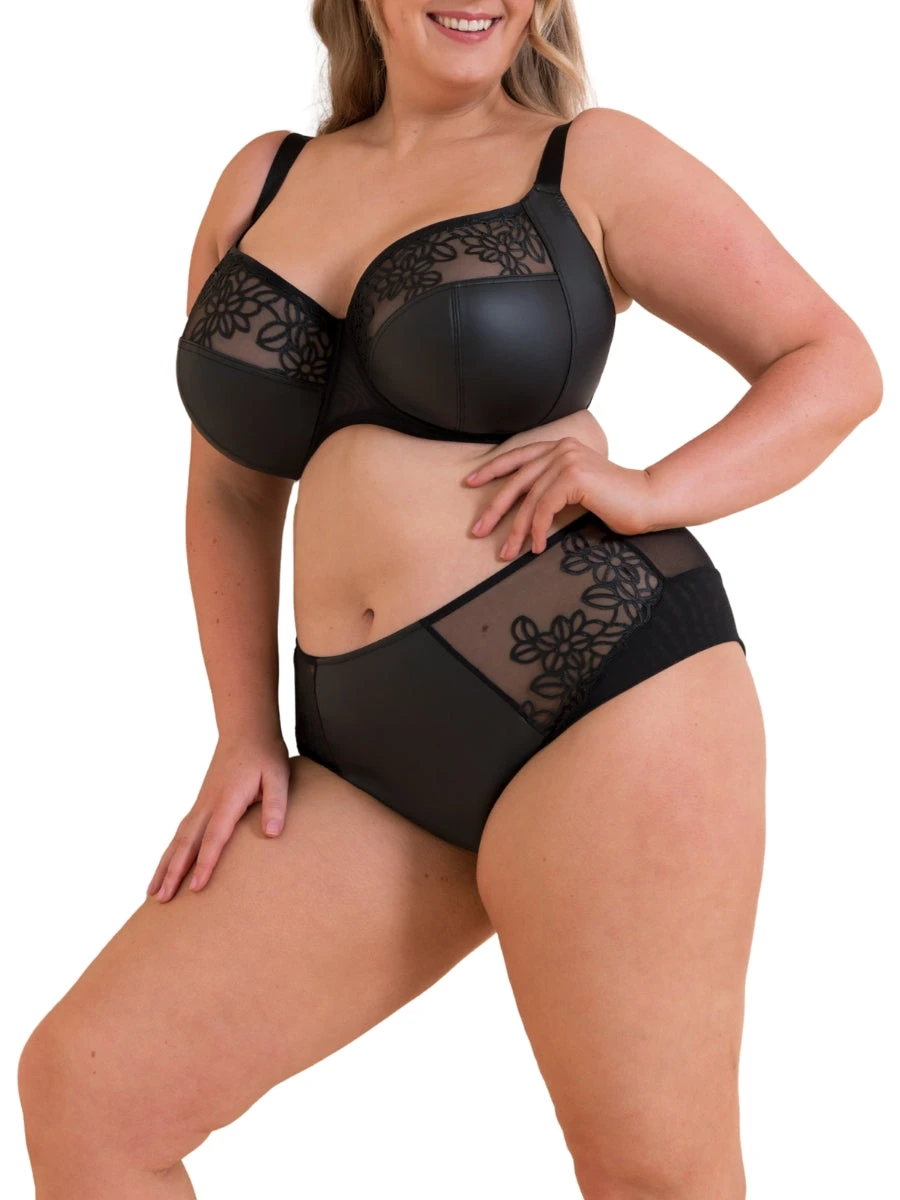 Curvy Kate Enchant Balcony Side Support Bra - Black 8 Curvy Kate Enchant Balcony Side Support Bra - Black - Image 6