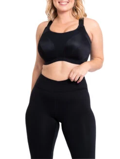 Curvy Kate Everymove Wired Multiway Sports Bra - Black -FREYA Shop braforme curvy kate everymove CK043113 BLK 2f