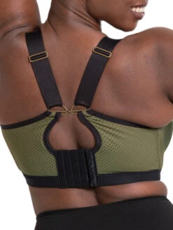 Curvy Kate Everymove Wired Multiway Sports Bra - Jungle Green/Black -FREYA Shop braforme curvy kate everymove CK043113 JUB 2b