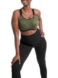 Curvy Kate Everymove Wired Multiway Sports Bra - Jungle Green/Black -FREYA Shop braforme curvy kate everymove CK043113 JUB 2f