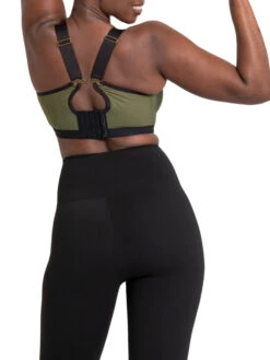 Curvy Kate Everymove Wired Multiway Sports Bra - Jungle Green/Black -FREYA Shop braforme curvy kate everymove CK043113 JUB 4b
