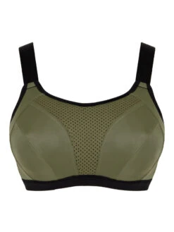 Curvy Kate Everymove Wired Multiway Sports Bra - Jungle Green/Black -FREYA Shop braforme curvy kate everymove CK043113 JUB c
