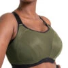 Curvy Kate Everymove Wired Multiway Sports Bra - Jungle Green/Black -FREYA Shop braforme curvy kate everymove CK043113 JUB f